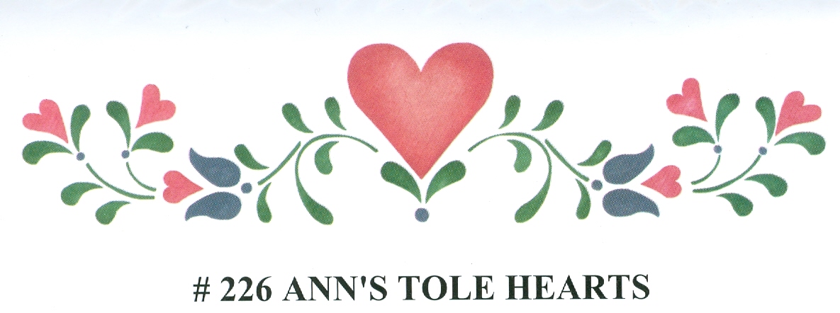 BEV00226 Ann's Tole Hearts